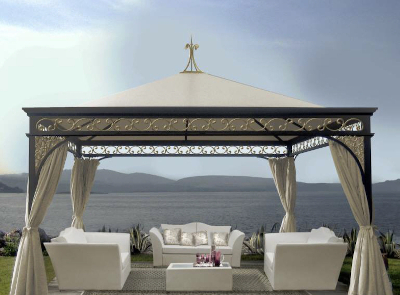 fabricant, pergola, abris, de,  jardin, kiosque, sur, tonnelle, mesure