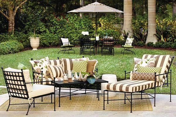 salon, de, jardin, en, fer, forgé, maroc, mobilier, de, jardin 